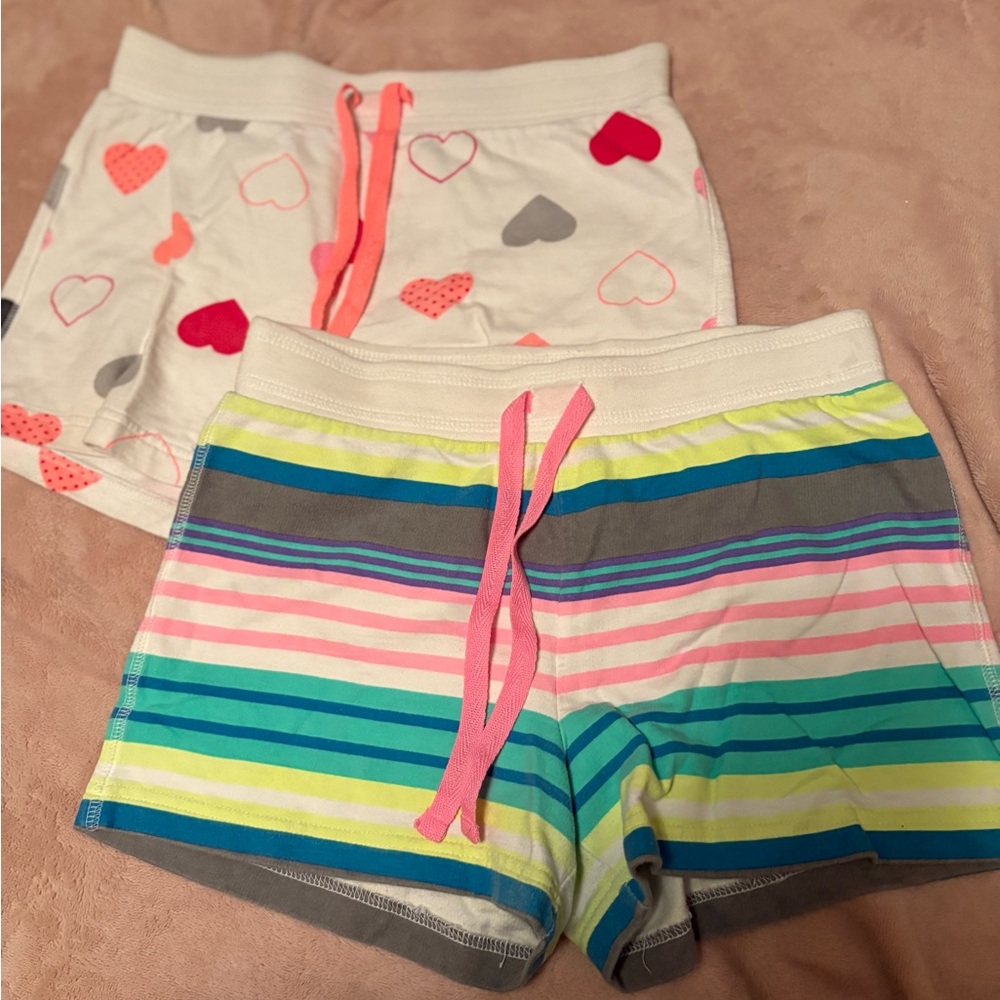 Old Navy White and Light Blue Shorts Set